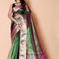 Soft TISSUE Silk Saree - Green