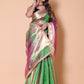 Soft TISSUE Silk Saree - Green