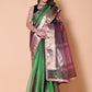 Soft TISSUE Silk Saree - Green