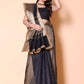 Soft TISSUE Silk Saree - Black