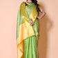 Banarasi Embroidery tissue Silk Saree - Green