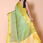 Banarasi Embroidery tissue Silk Saree - Green