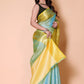 Banarasi Embroidery tissue Silk Saree - Blue