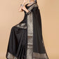 Black Munga silk Saree-Sona