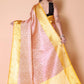 Banarasi Embroidery tissue Silk Saree - Pink