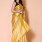 Banarasi Embroidery tissue Silk Saree-Gold