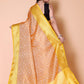 Banarasi Embroidery tissue Silk Saree - Orange