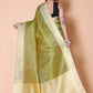 Gold TISSUE silk Saree - Green