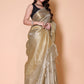 Nayantara Banarasi tissue Silk Saree checks