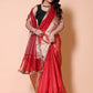 Soft TISSUE Silk Saree - Red