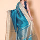 Soft TISSUE Silk Saree - Blue