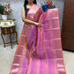 Ombre TISSUE silk Saree - Pink