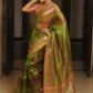 Ombre TISSUE silk Saree - Green