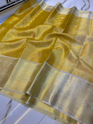 Banarasi Kanjeevaram tissu Silk Saree