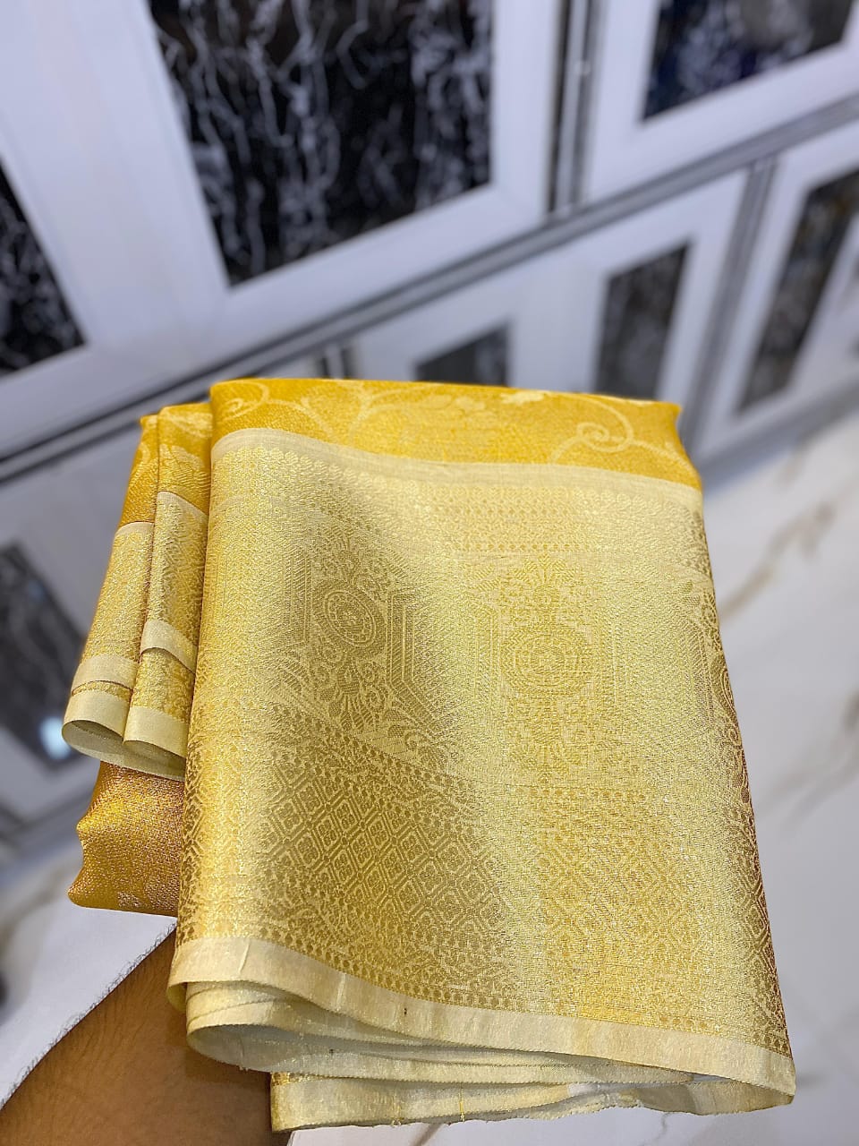 Banarasi Kanjeevaram tissu Silk Saree