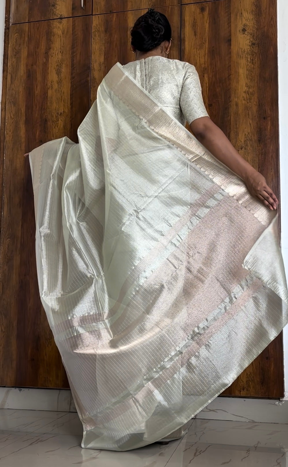 Nayantara Banarasi tissue Silk Saree