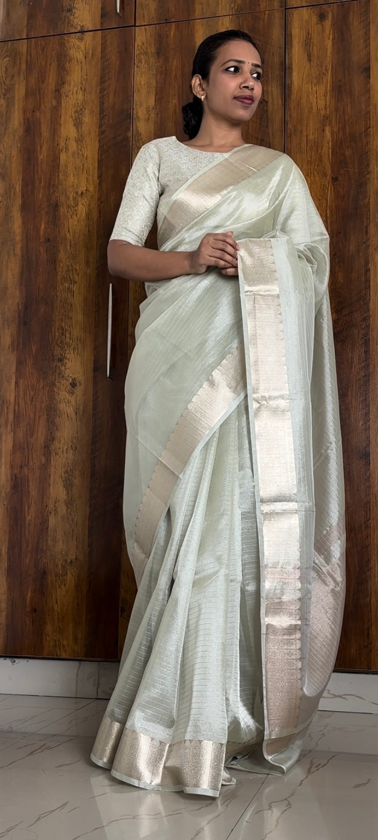 Nayantara Banarasi tissue Silk Saree