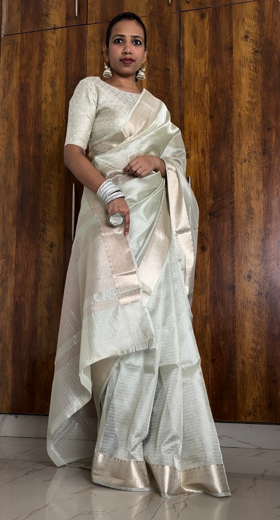 Nayantara Banarasi tissue Silk Saree