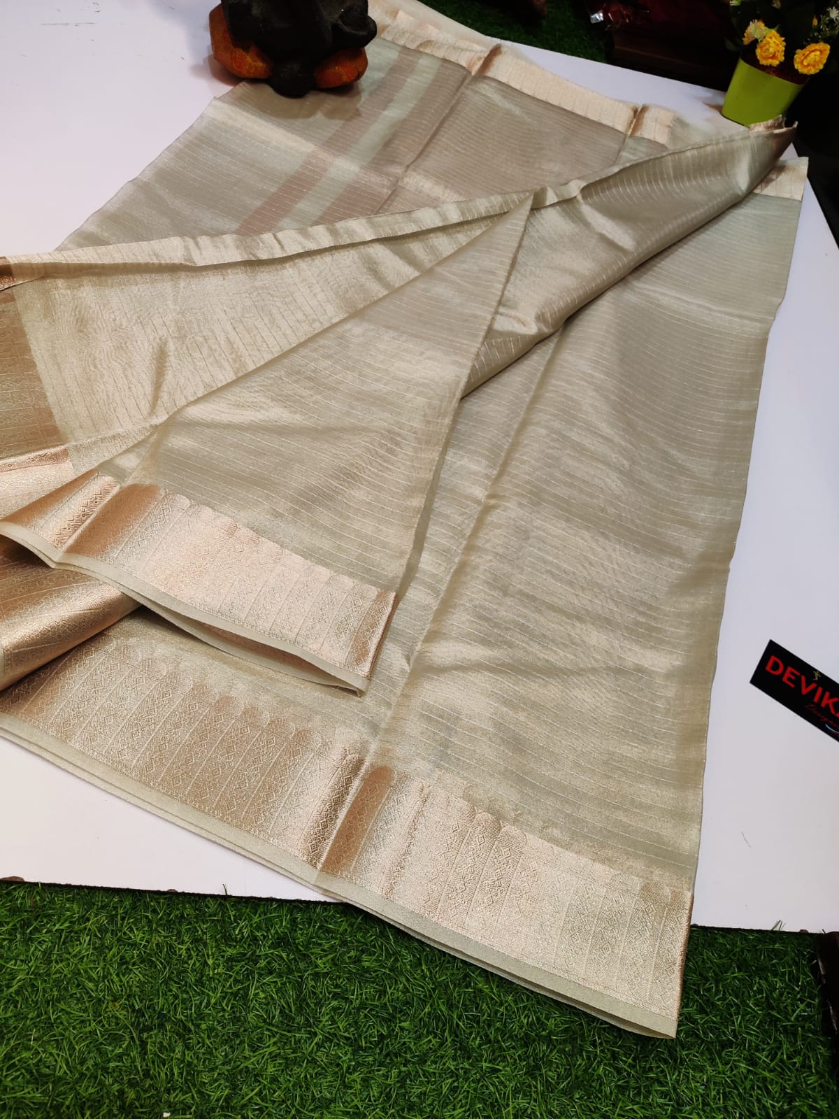 Nayantara Banarasi tissue Silk Saree