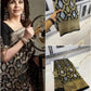 Nita ambani semi katan silk Saree - Black