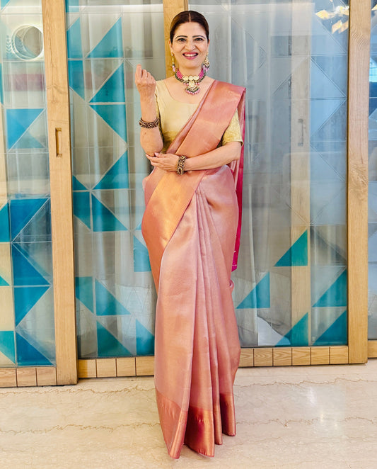 Jyotika Banarasi tissue Silk Saree