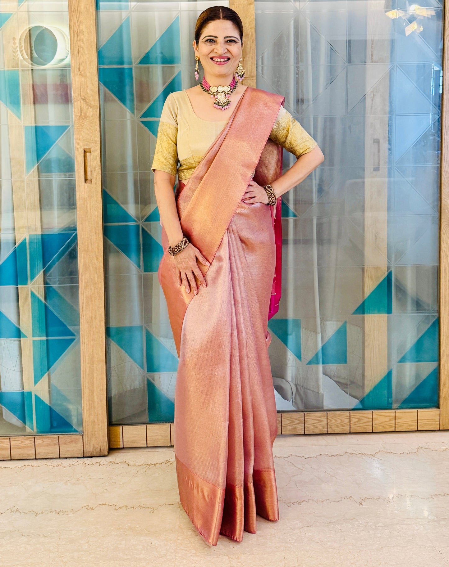 Jyotika Banarasi tissue Silk Saree